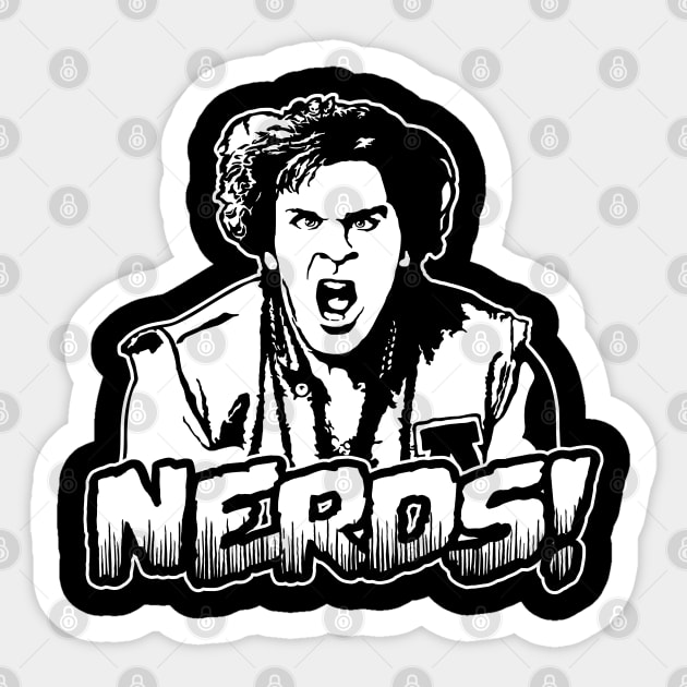 Revenge Of The Nerds - Ogre Sticker by Chewbaccadoll